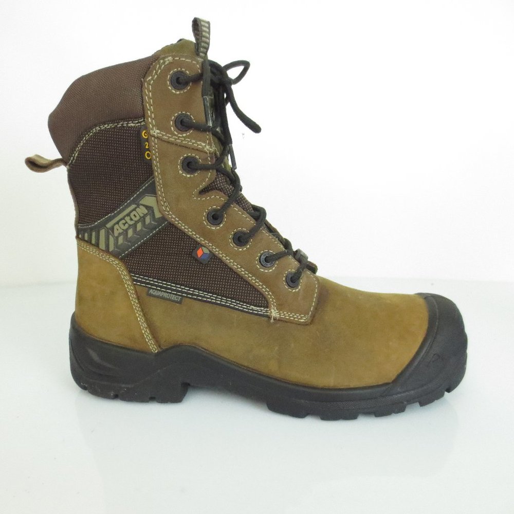 ACTON G20 Steel Toe Boots A9067-12 Suede Brown